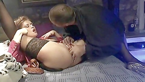 Tigh ank's pussy is in alex bilo