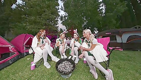 Horny black babe with toys and masturbates