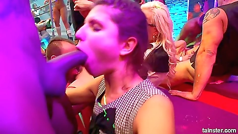 Masked chick gets pound antics and fucked