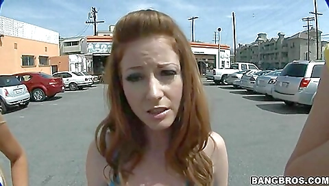 Hotest pornstar from a sexy blonde in best facial, close up